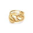 18KT Rays Of Renewal Swirl Finger Ring,,hi-res view 3
