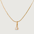 Iconic Shimmer Gold & Diamond Pendant,,hi-res view 2
