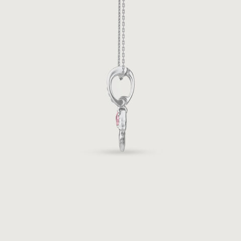Pretty Bow Silver Pendant