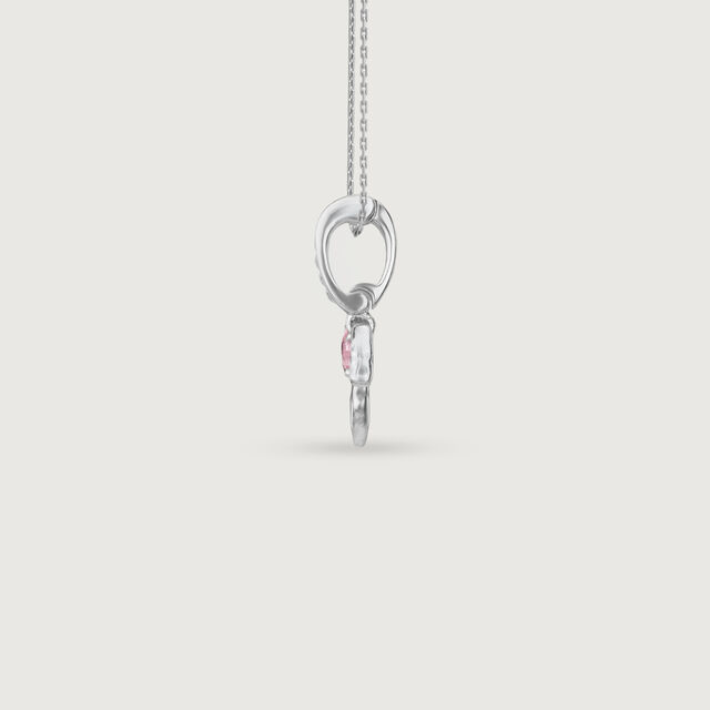 Pretty Bow Silver Pendant,,hi-res image number null