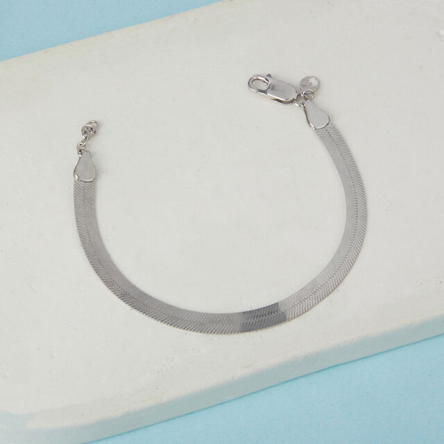Smooth Glide Silver Bracelet,,hi-res image number null