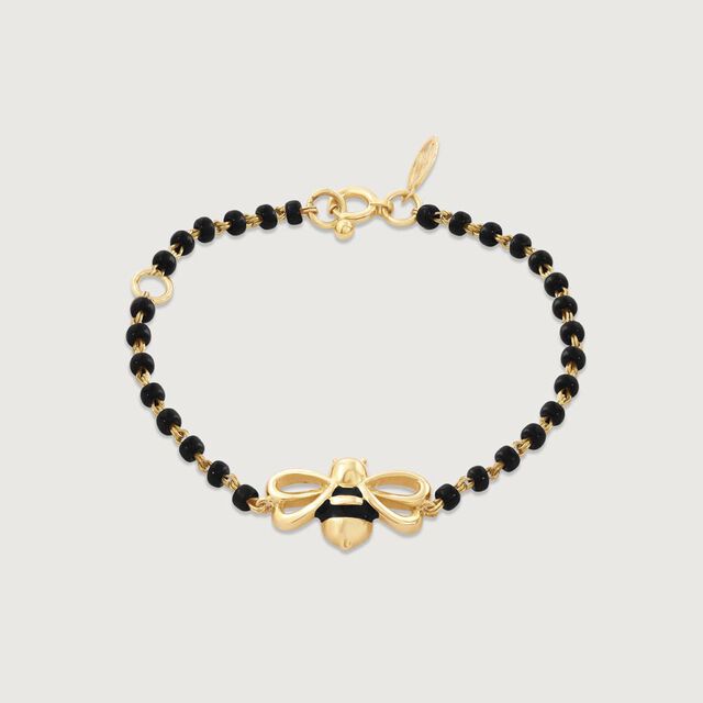 Bee Happy Gold Bracelet,,hi-res image number null