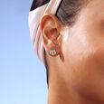 Radiant Arc Diamond Stud Earrings,,hi-res view 2