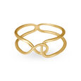 Mia 14KT Yellow Gold Finger Ring,,hi-res view 1