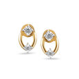 Mamma Mia 14 KT Yellow Gold Iconic  Stud Earrings,,hi-res view 1
