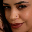 Dainty Bloom Diamond Nose Pin,,hi-res view 2