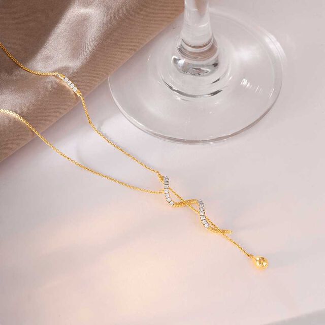Swerve Spark Diamond Necklace,,hi-res image number null