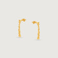 Airy Radiant Gold Hoop Earrings,,hi-res view 3