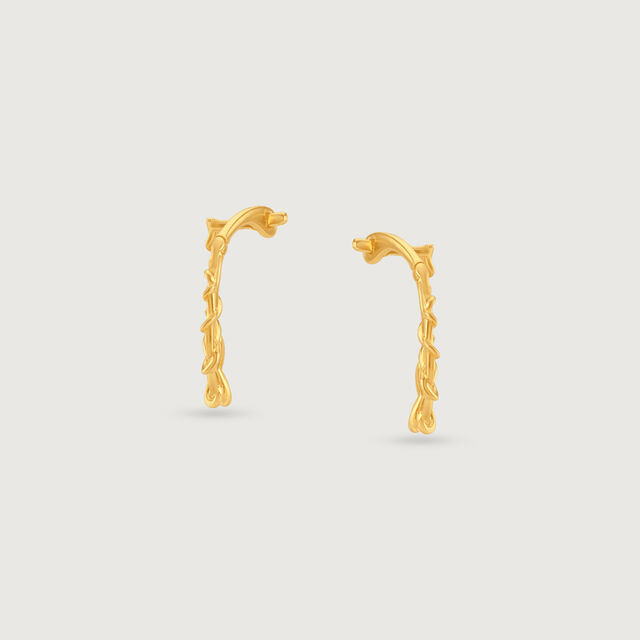 Airy Radiant Gold Hoop Earrings,,hi-res image number null