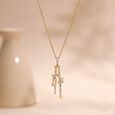 Linear Rhythm Diamond Pendant,,hi-res view 1