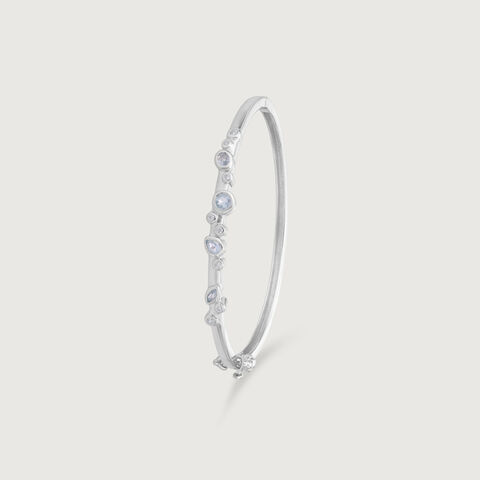 Dreamy Sky Silver Bangle
