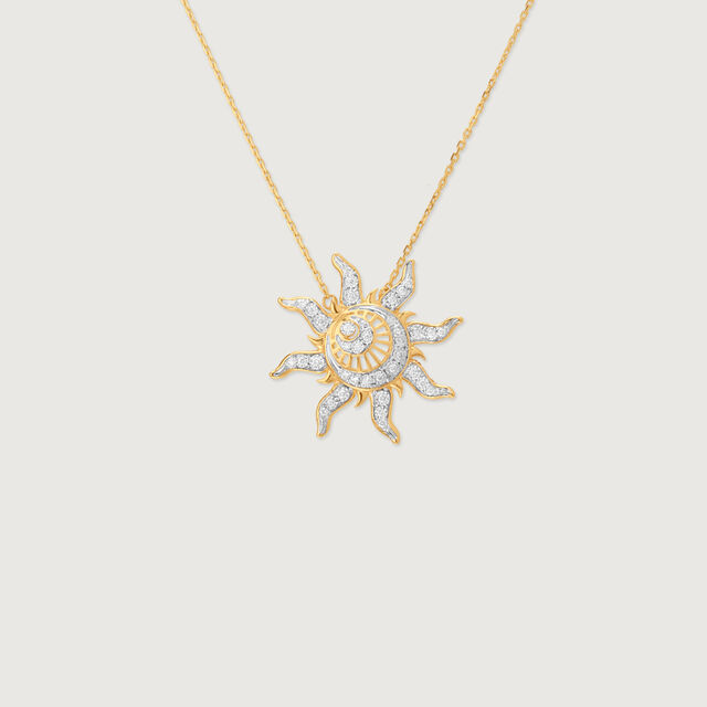 Solar Radiance Diamond Necklace,,hi-res image number null