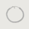 Refined Link Silver Bracelet,,hi-res view 3