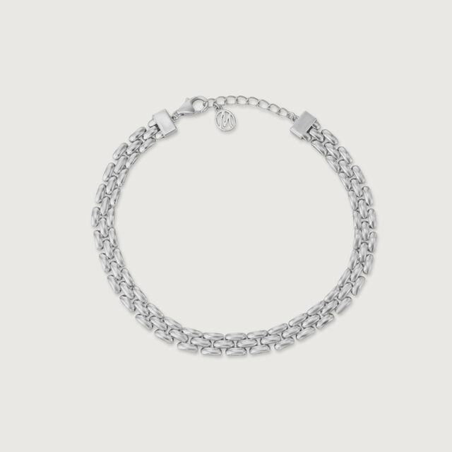Refined Link Silver Bracelet,,hi-res image number null