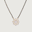 Blooming Bliss Gold and Diamond Mangalsutra,,hi-res view 3
