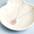 Petal Pop Mother Of Pearl Silver Necklace,,hi-res view 1