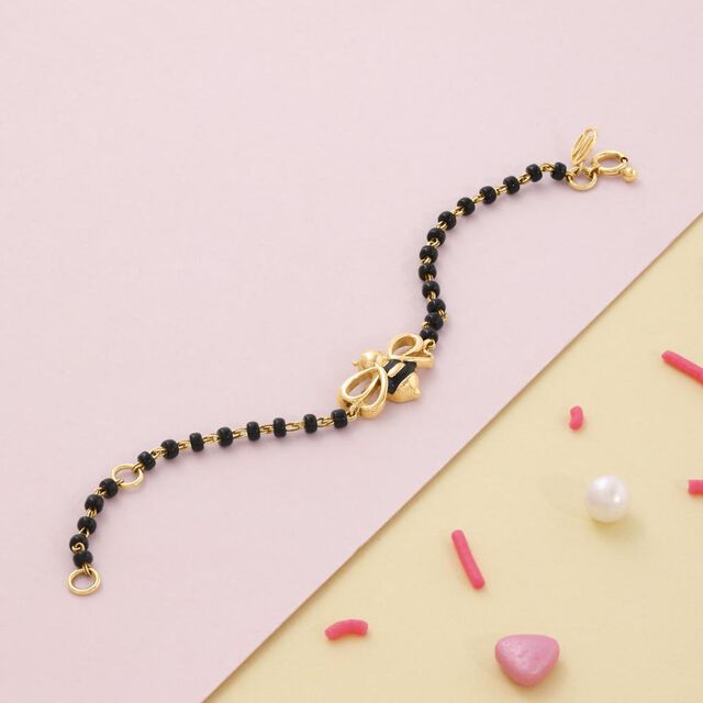 Bee Happy Gold Bracelet,,hi-res image number null