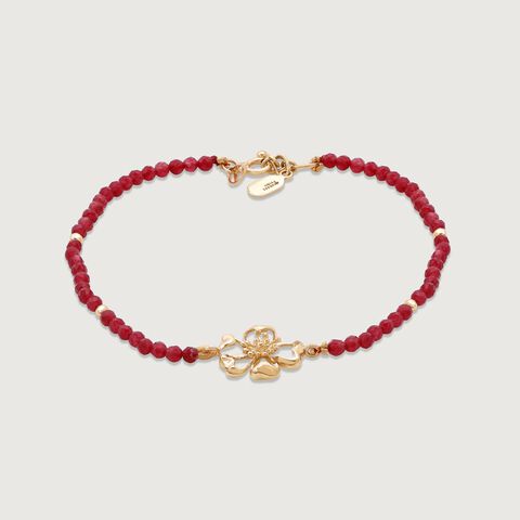 Blossom Charm Gemstone Bracelet