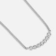 Starlit Grace Silver Necklace,,hi-res view 4