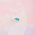 Sea Sparkle Silver Finger Ring,,hi-res view 1