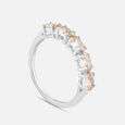 Champagne Sparkler Silver Ring,,hi-res view 4