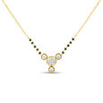 14KT Yellow Gold  and Diamond Mangalsutra for Everyday Wear,,hi-res view 2