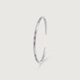 Subtle Spark Silver Bangle,,hi-res view 4