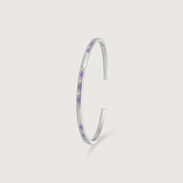 Subtle Spark Silver Bangle,,hi-res image number null