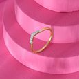Arch Sparkle Diamond Ring,,hi-res view 1