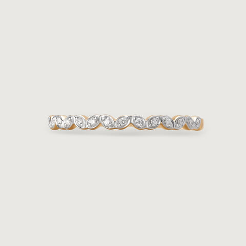 Aurora Arch 14KT Gold & Diamond Ring