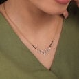 Blossom Beauty 18 Kt Gold and Diamond Mangalsutra,,hi-res view 2