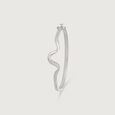 Modern Sculpted Silver Bangle,,hi-res view 4