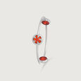 Vivid Starburst Silver Bangle,,hi-res view 4