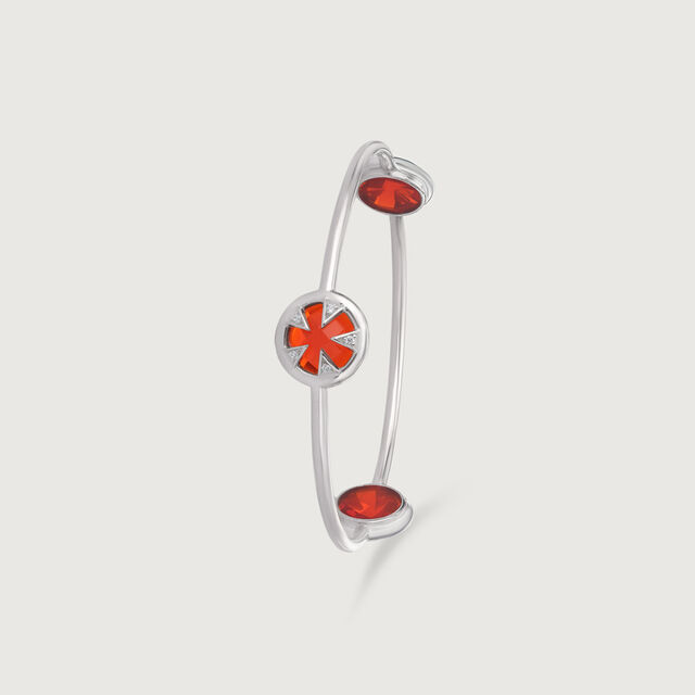Vivid Starburst Silver Bangle,,hi-res image number null