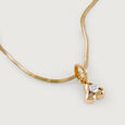 Iconic Shimmer Gold & Diamond Pendant,,hi-res view 3