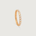 Crescent Moon Diamond Ring,,hi-res view 3