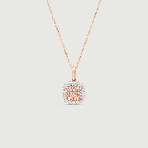 Lustrous Grace Diamond Pendant