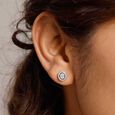 Dazzling Oval Diamond Stud Earrings,,hi-res view 2