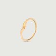Chic Chevron Gold Ring,,hi-res view 4