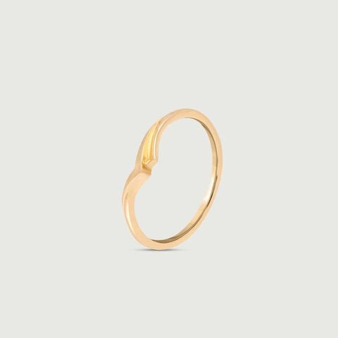 Chic Chevron Gold Ring