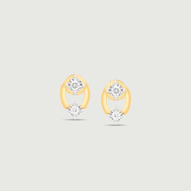 Dainty Spark Diamond Earrings,,hi-res image number null