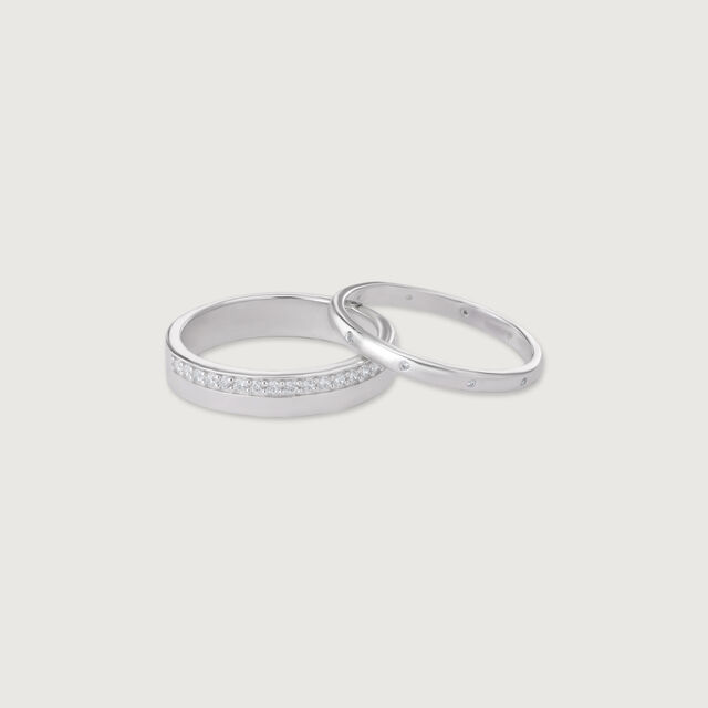 Subtle Chic Silver Ring Set,,hi-res image number null