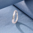 Minimal Curve Silver Ring,,hi-res view 1