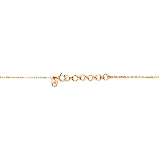 14KT Yellow Gold Sapphire Dreams Diamond Necklace,,hi-res view 4