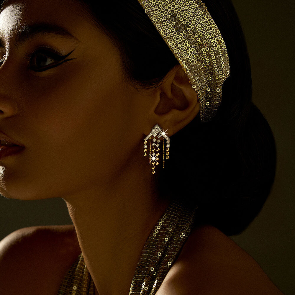 Diamonds in rhythm earrings store