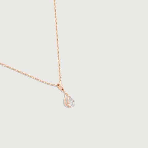 Fancy Sway Diamond Pendant