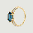 Striking Illuminated Topaz Gold Ring,,hi-res view 2