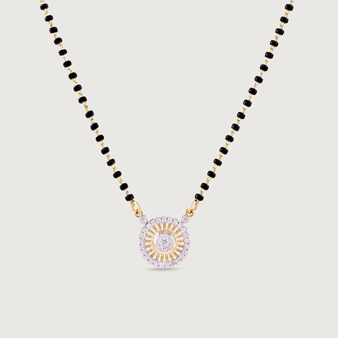 Aurora Glow Gold and Diamond Mangalsutra