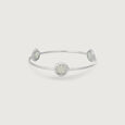 Frost Flare Silver Bangle,,hi-res view 3