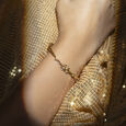 Electric Dance Gold & Diamond Bangle,,hi-res view 2
